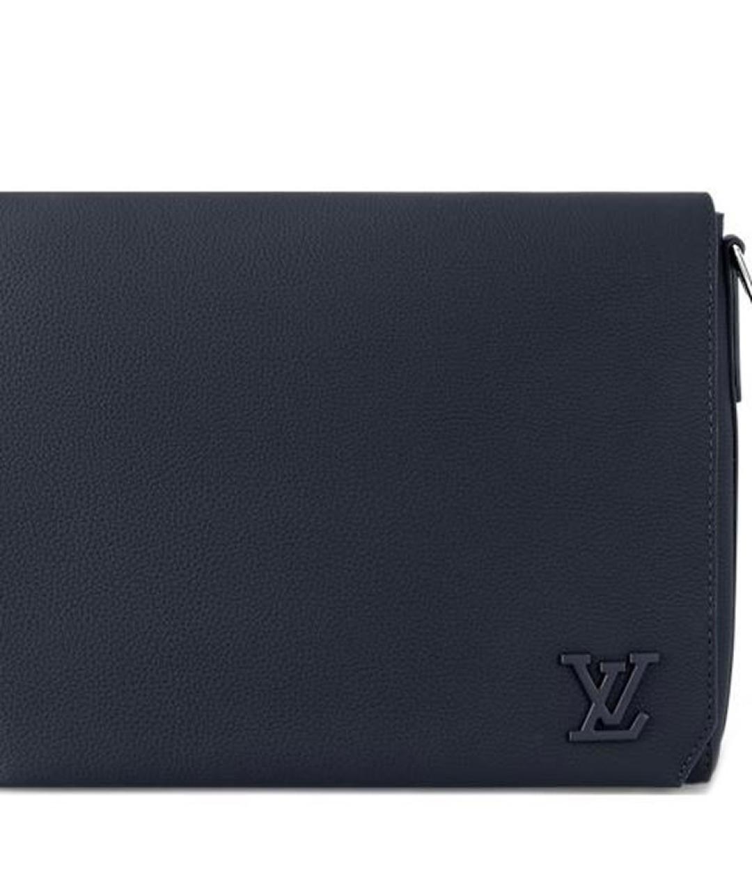 LOUIS VUITTON Темно-синяя сумка на плечо, фото 4