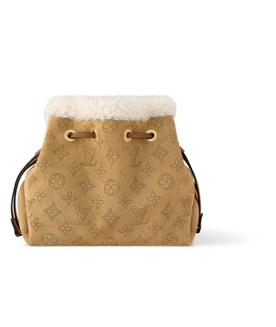 LOUIS VUITTON Горчичная сумка через плечо, фото 3