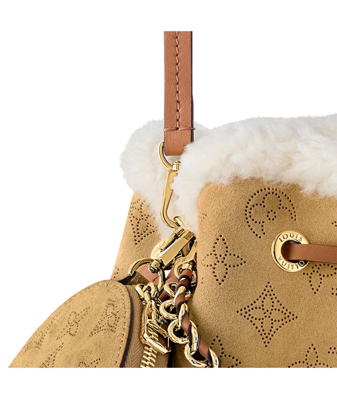 LOUIS VUITTON Горчичная сумка через плечо, фото 5