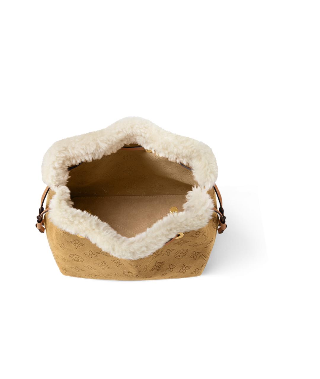 LOUIS VUITTON Горчичная сумка через плечо, фото 4