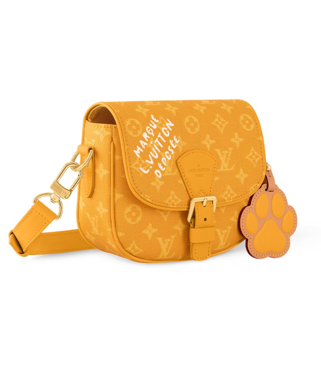 LOUIS VUITTON Оранжевая сумка через плечо, фото 2