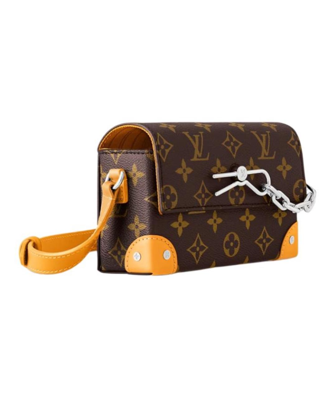 LOUIS VUITTON Коричневая сумка на плечо, фото 2
