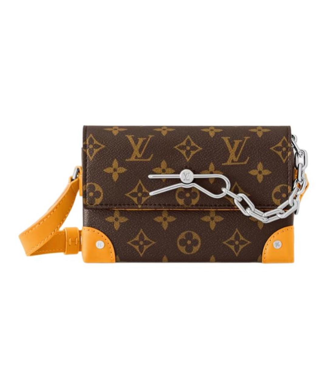LOUIS VUITTON Коричневая сумка на плечо, фото 1