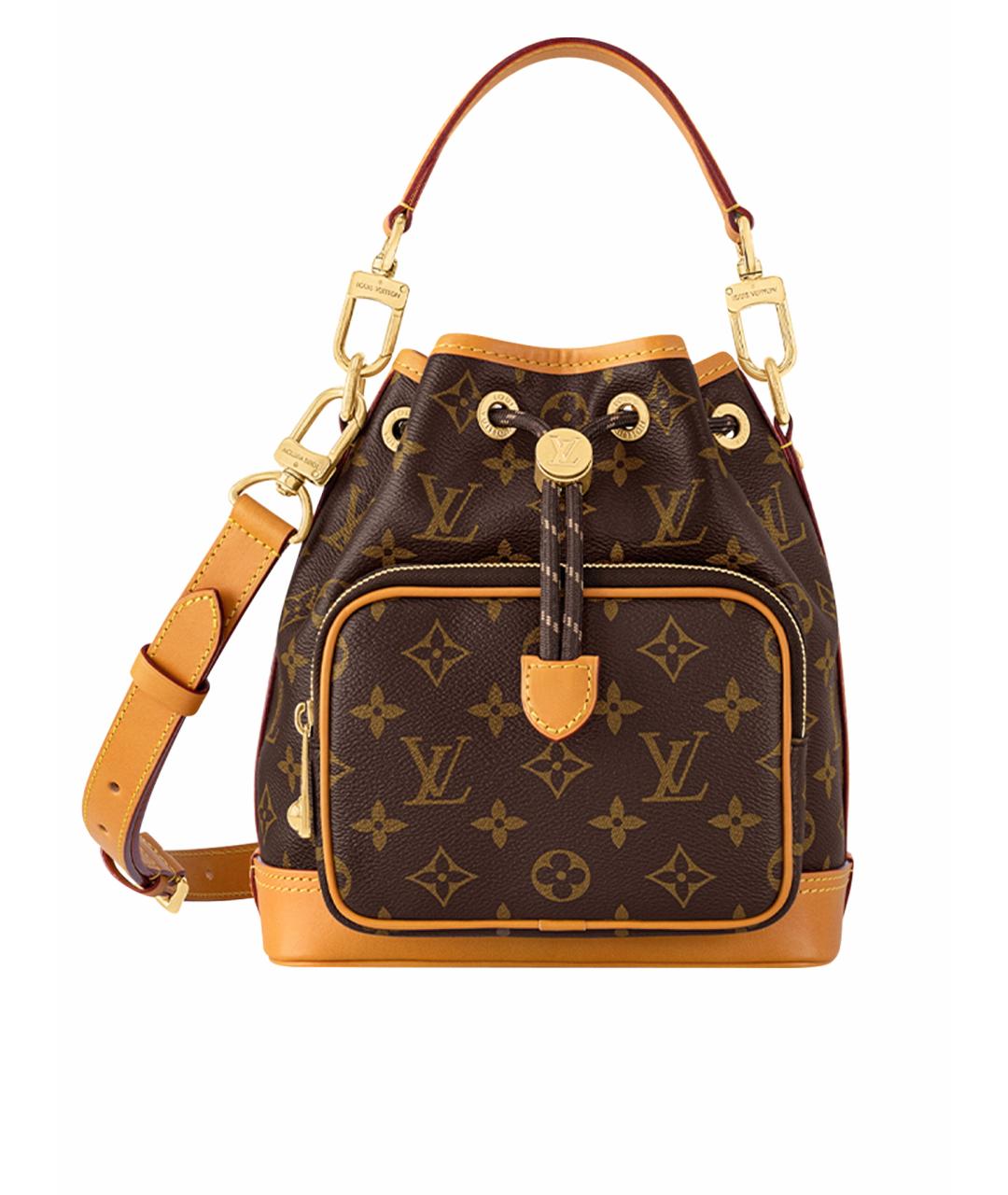 LOUIS VUITTON Коричневая сумка через плечо, фото 1