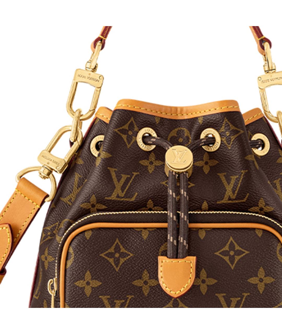 LOUIS VUITTON Коричневая сумка через плечо, фото 4