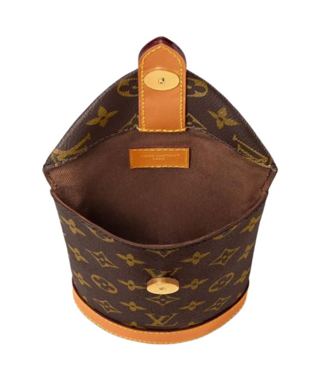 LOUIS VUITTON Коричневая сумка через плечо, фото 4