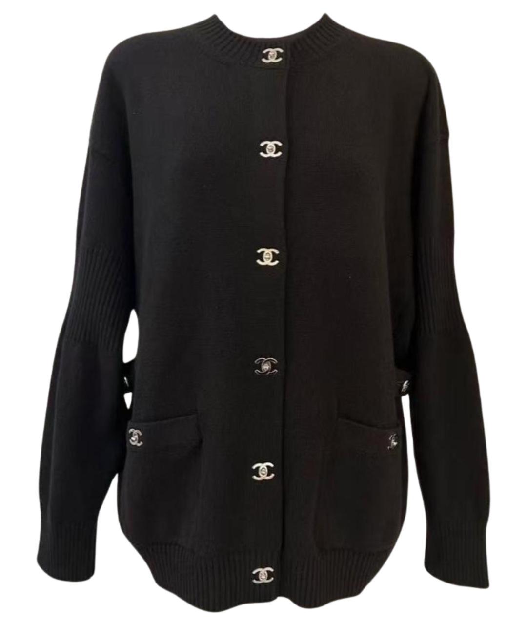 CHANEL Черный кардиган, фото 1