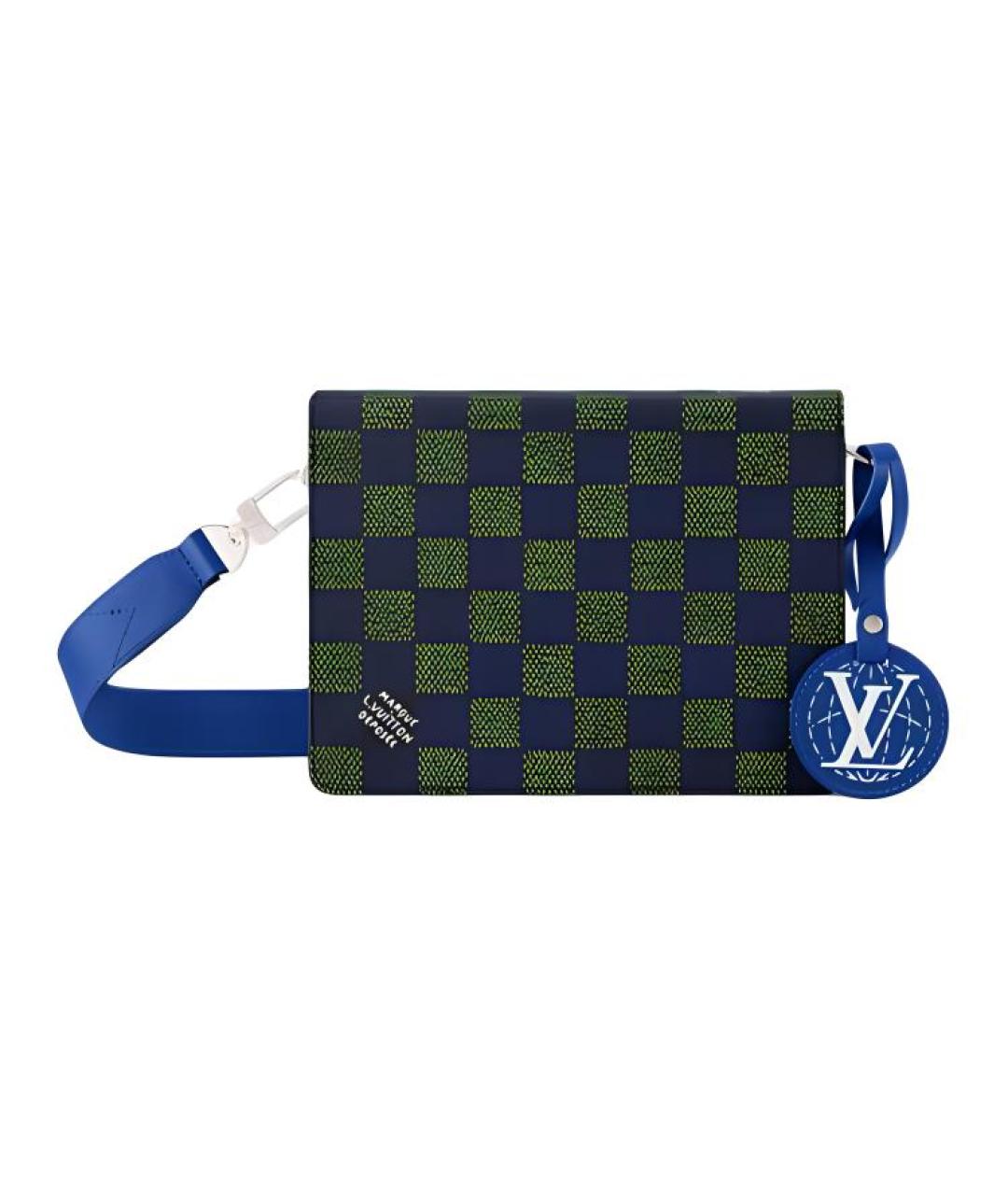 LOUIS VUITTON Синяя сумка через плечо, фото 1