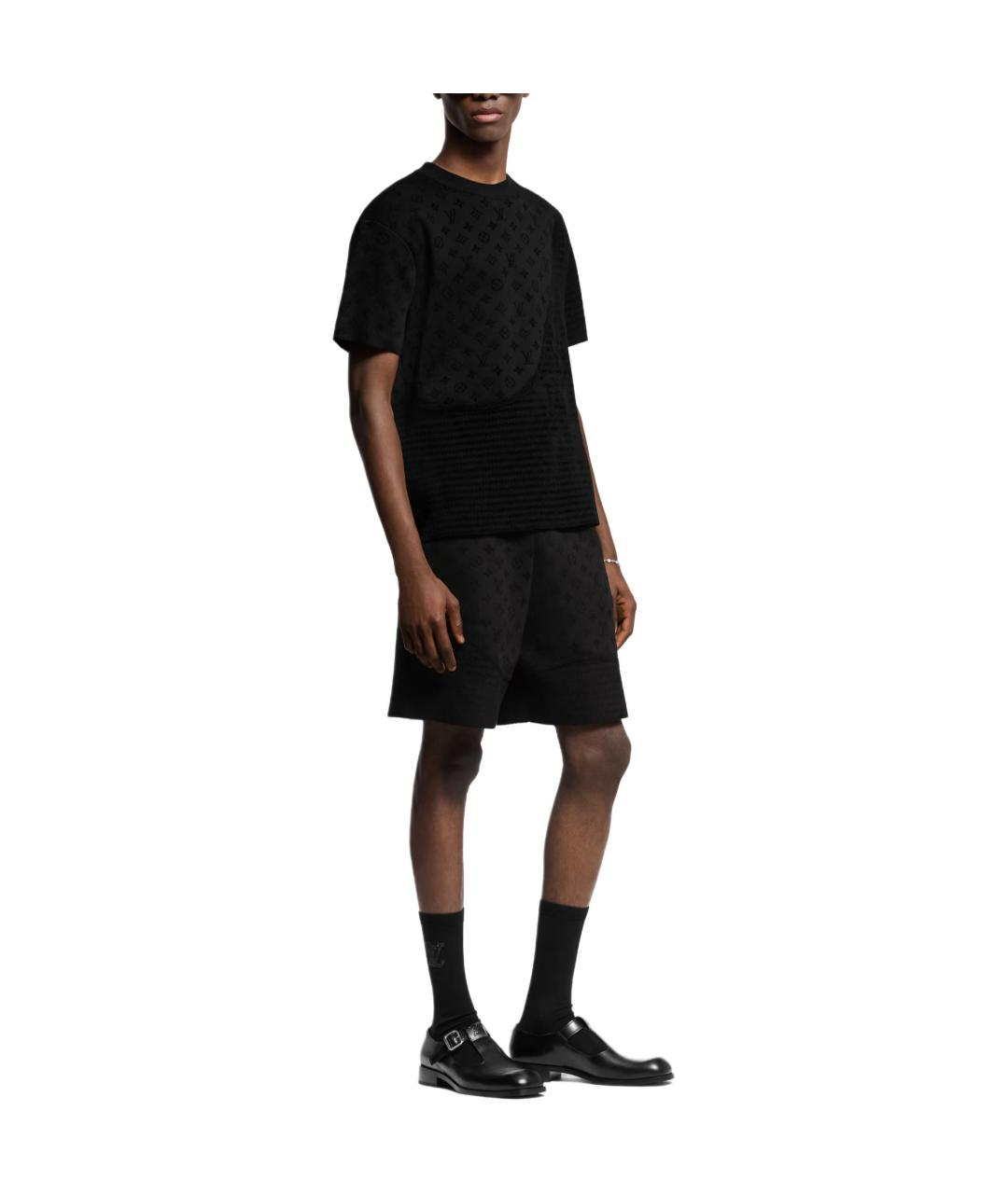 LOUIS VUITTON Черная футболка, фото 2