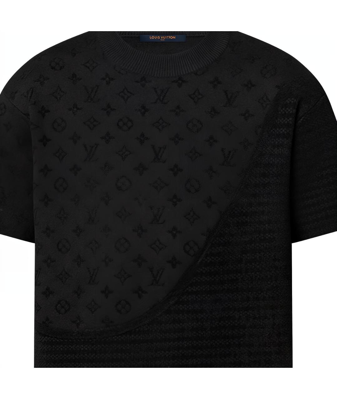 LOUIS VUITTON Черная футболка, фото 5