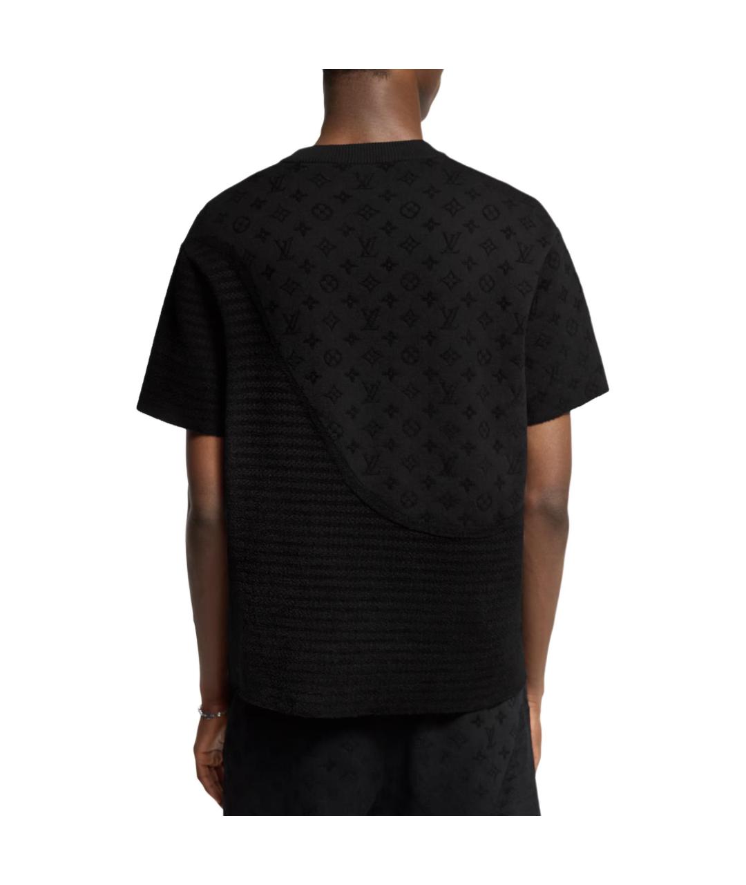 LOUIS VUITTON Черная футболка, фото 4