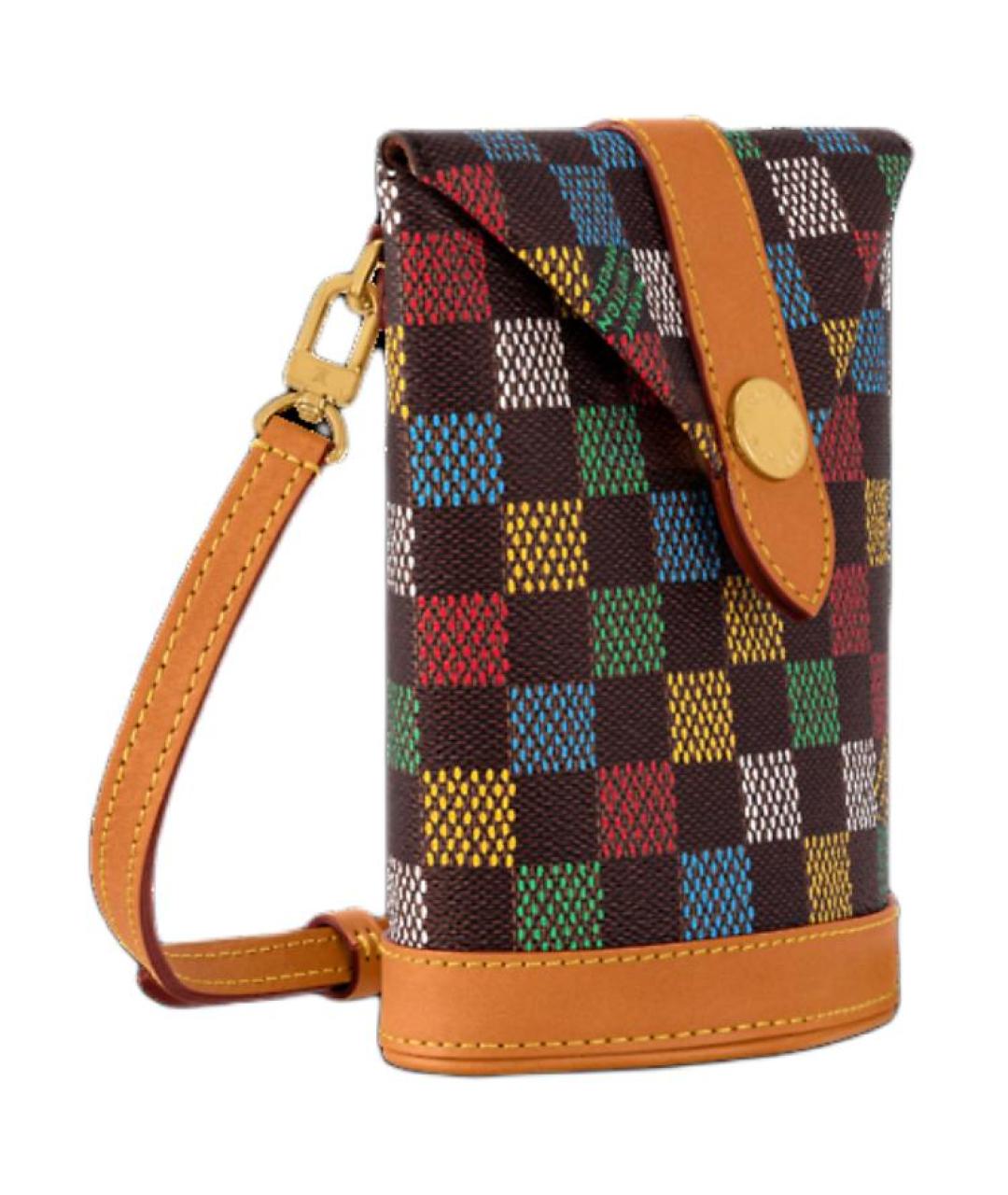 LOUIS VUITTON Коричневая сумка через плечо, фото 2