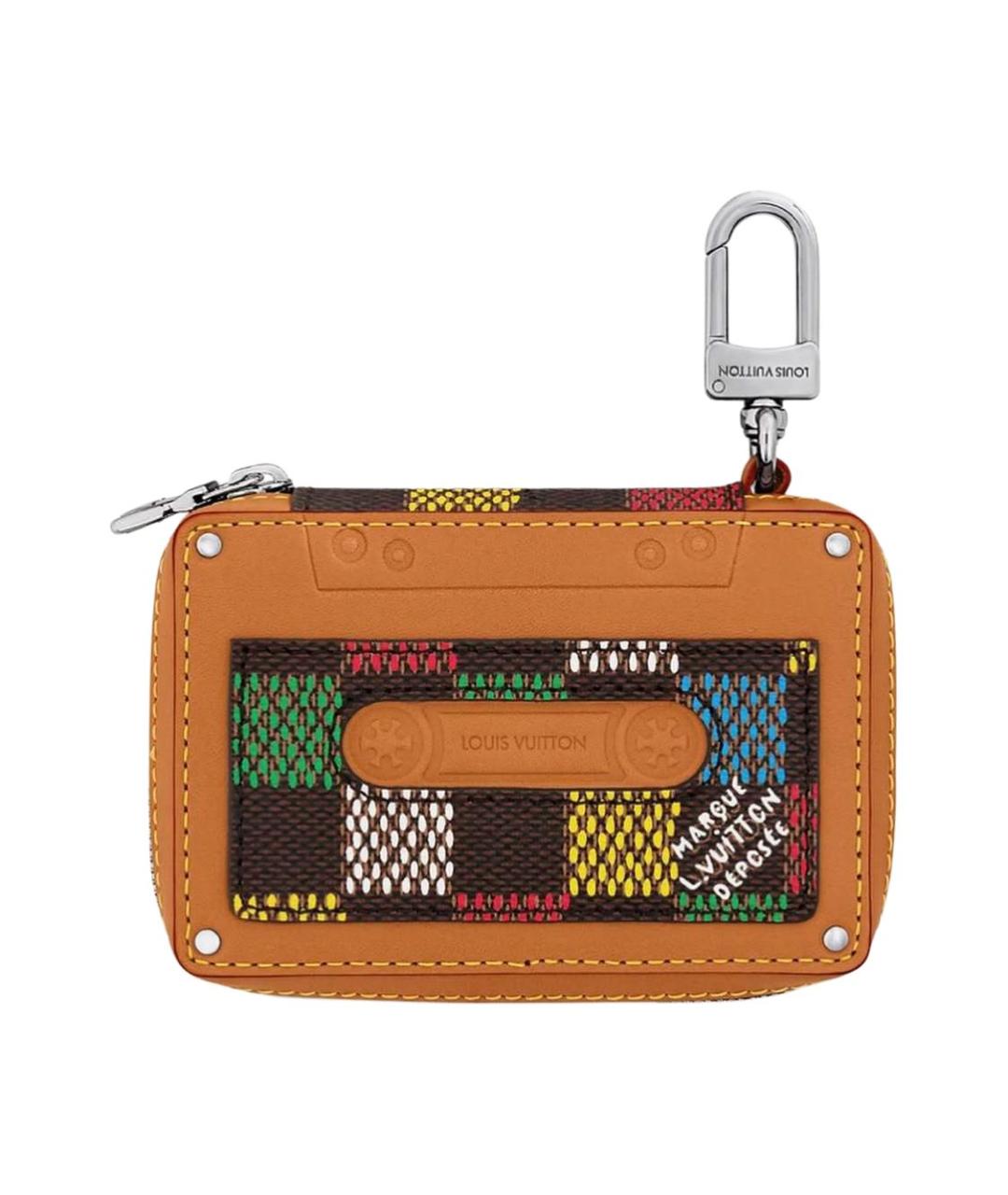 LOUIS VUITTON Коричневый кошелек, фото 3