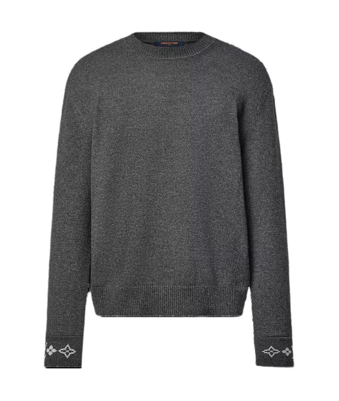 LOUIS VUITTON Серый джемпер / свитер, фото 1
