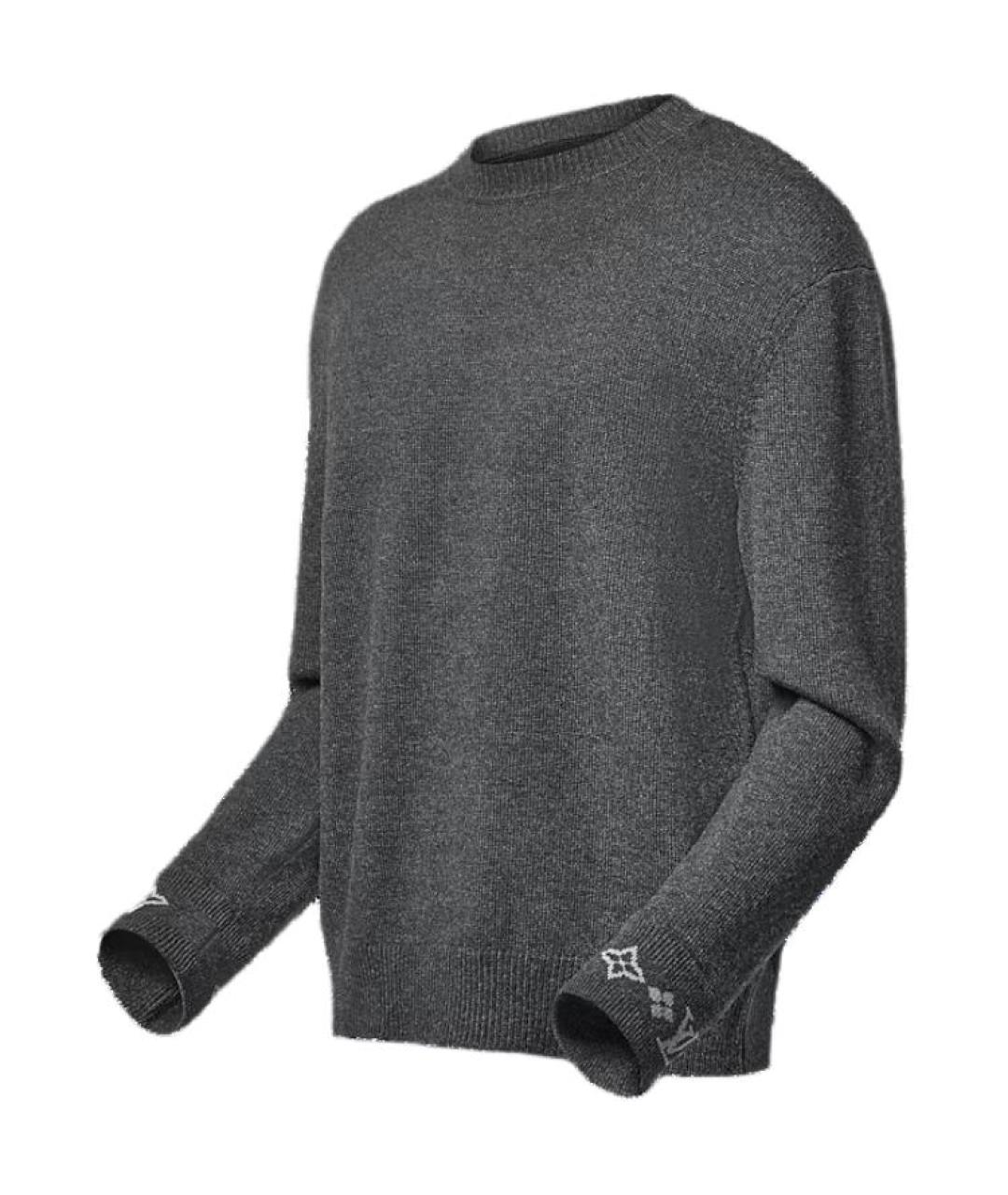 LOUIS VUITTON Серый джемпер / свитер, фото 3