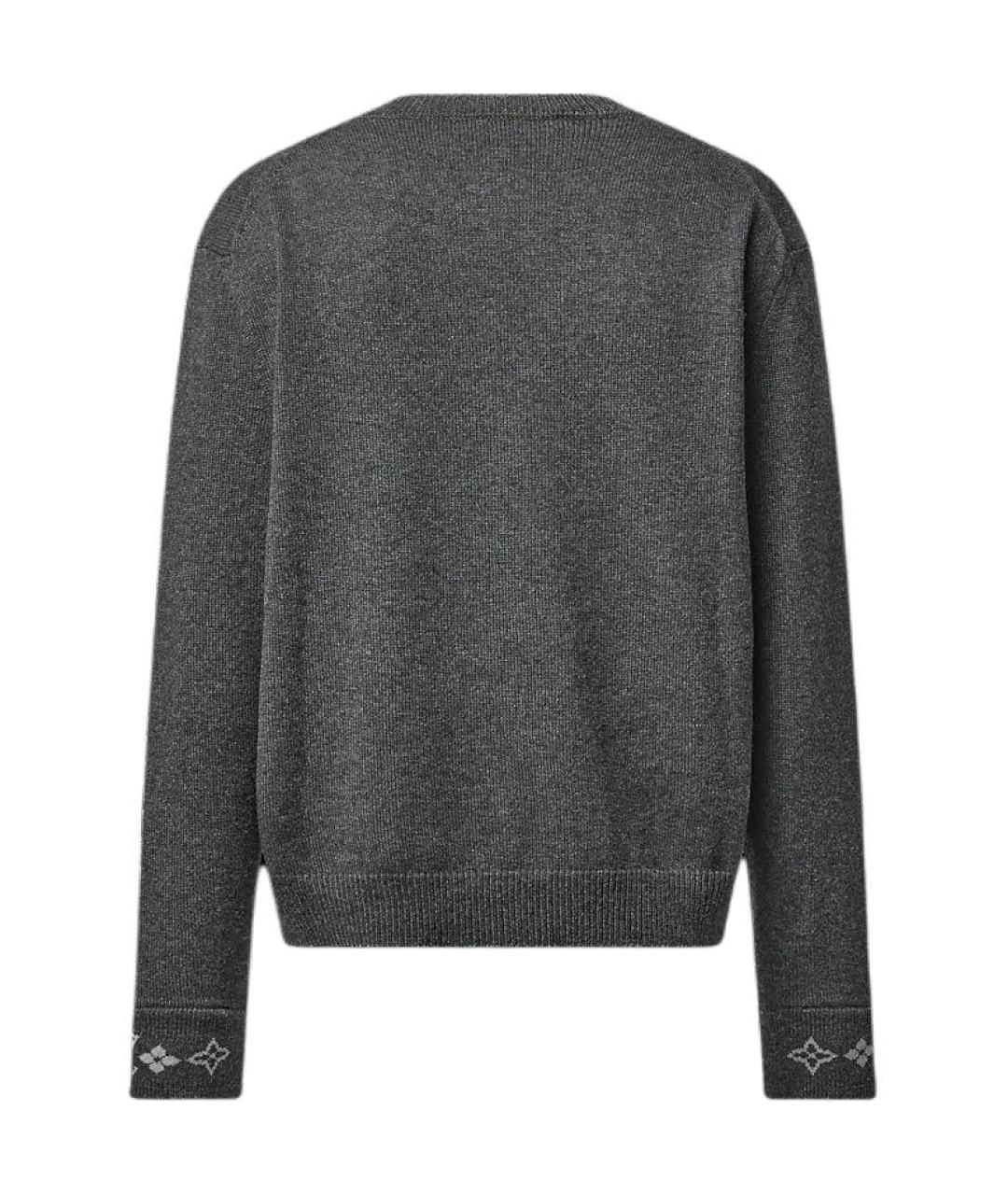 LOUIS VUITTON Серый джемпер / свитер, фото 2