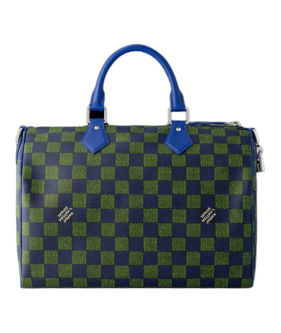 LOUIS VUITTON Синяя сумка через плечо, фото 4