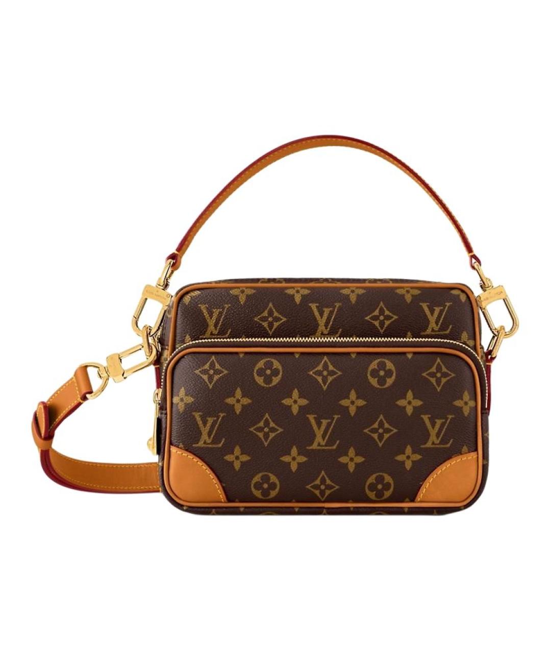 LOUIS VUITTON Коричневая сумка через плечо, фото 1