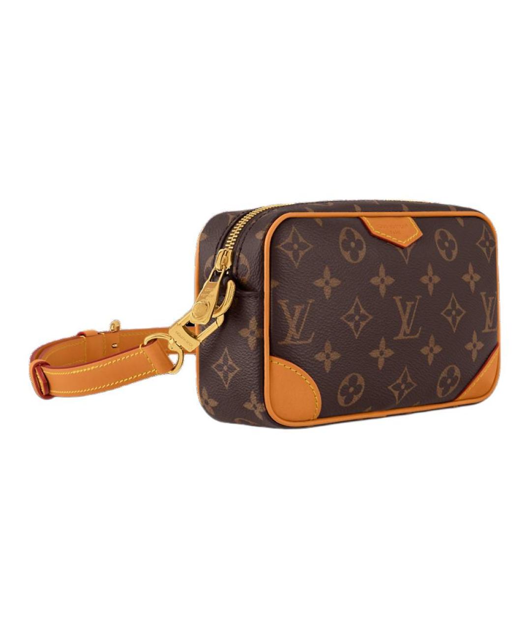 LOUIS VUITTON Коричневая сумка на плечо, фото 2