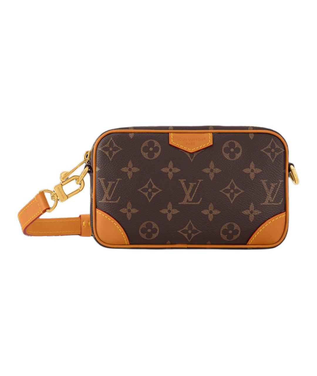 LOUIS VUITTON Коричневая сумка на плечо, фото 1