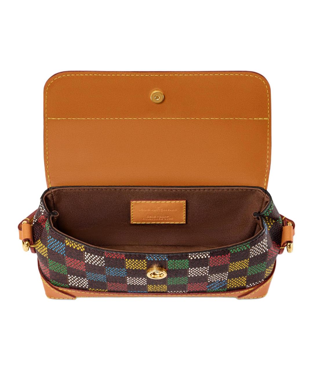 LOUIS VUITTON Коричневая сумка на плечо, фото 4