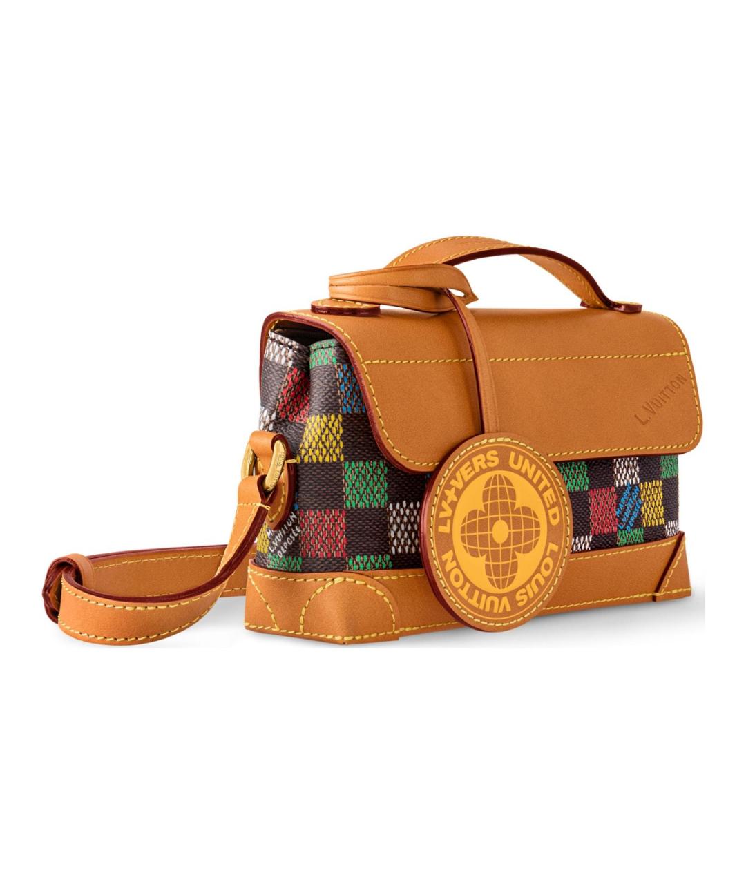 LOUIS VUITTON Коричневая сумка на плечо, фото 2