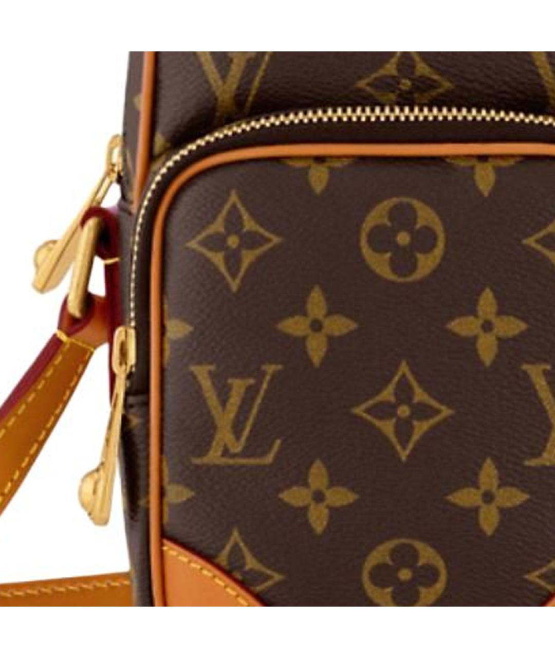 LOUIS VUITTON Коричневая сумка на плечо, фото 5