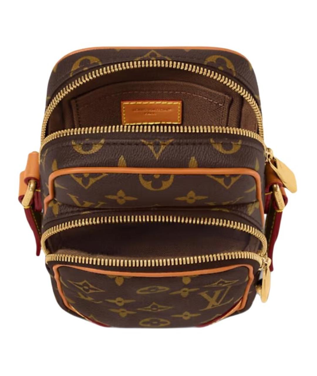 LOUIS VUITTON Коричневая сумка на плечо, фото 4