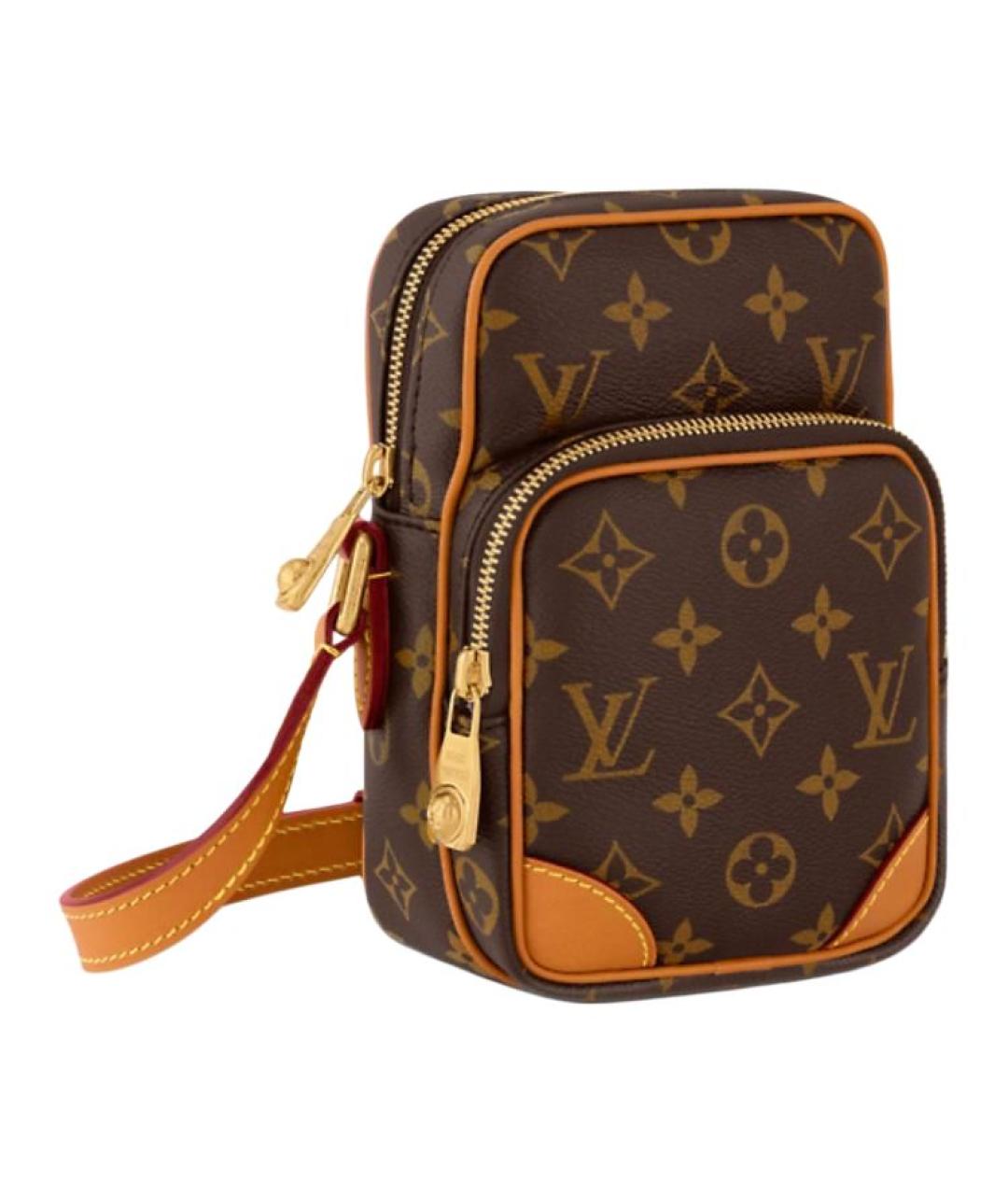 LOUIS VUITTON Коричневая сумка на плечо, фото 2