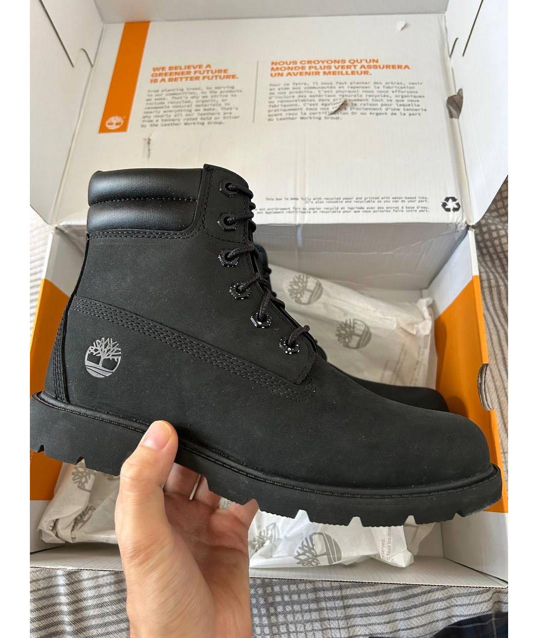 TIMBERLAND Черные нубуковые ботинки, фото 3