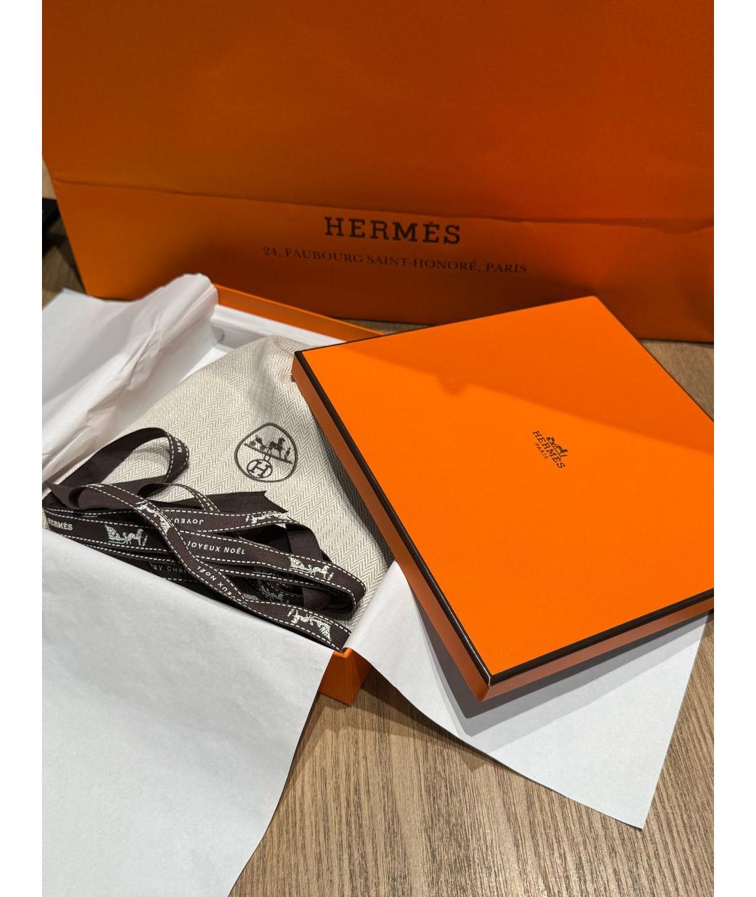 HERMES Белый кожаный ремень, фото 6