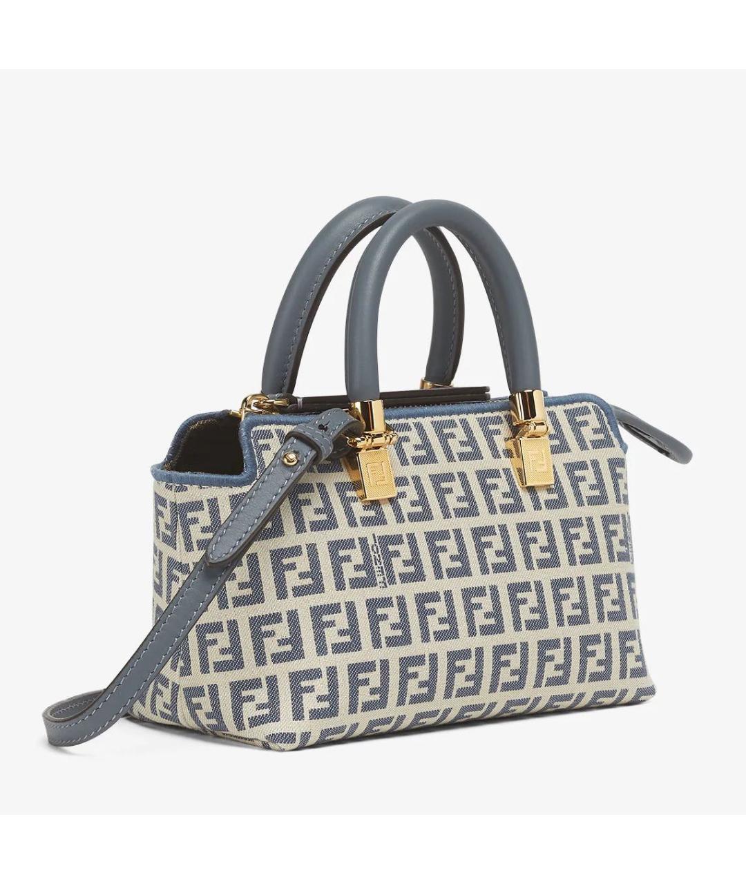 FENDI Мульти тканевая сумка с короткими ручками, фото 4