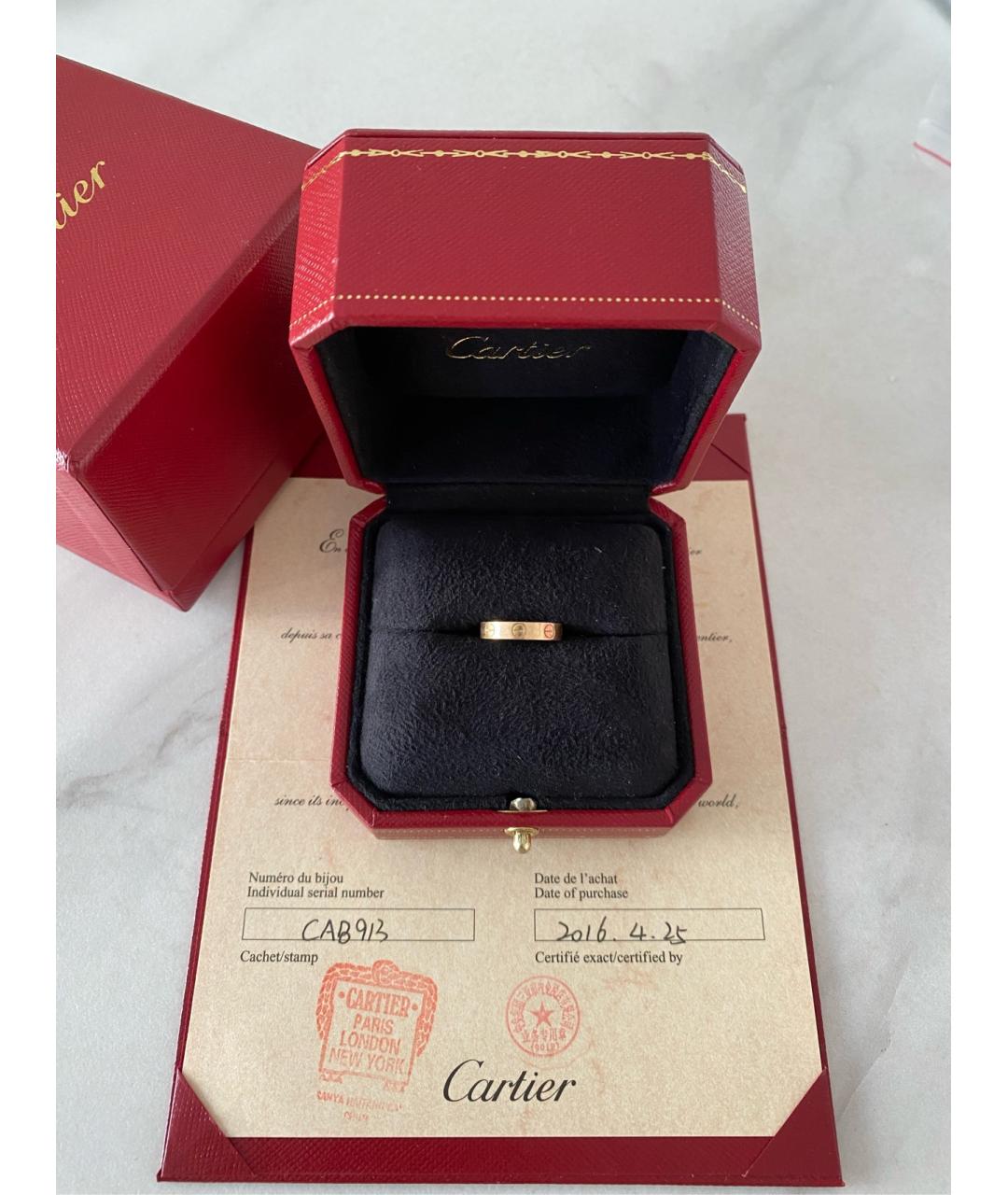 CARTIER Золотое кольцо из розового золота, фото 4