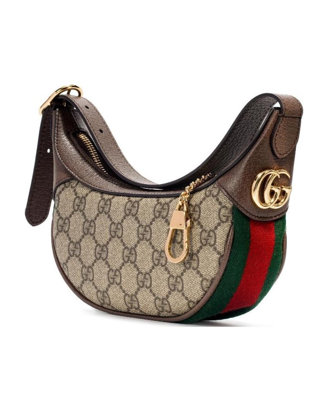 GUCCI Коричневая сумка с короткими ручками, фото 1