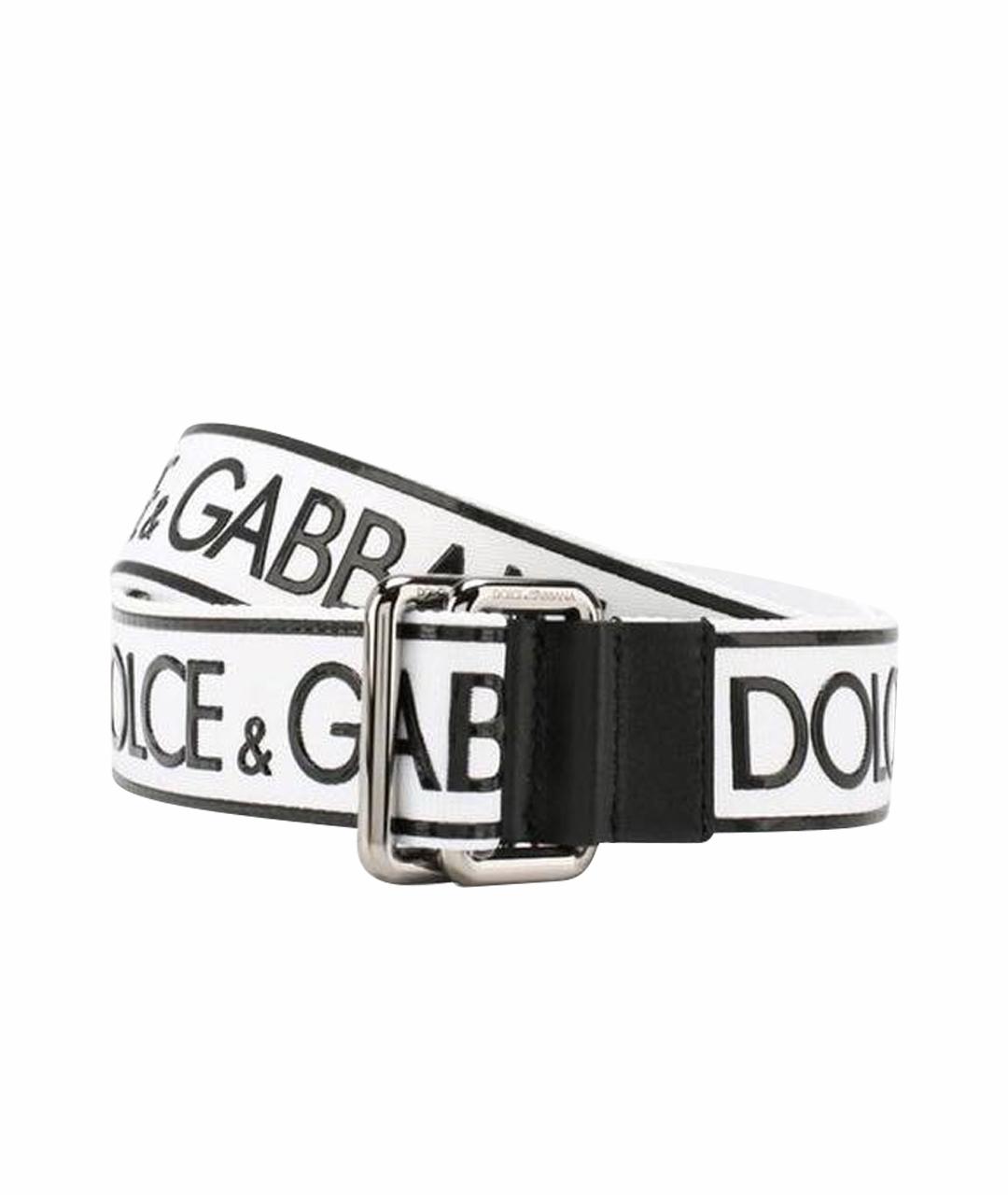 DOLCE&GABBANA Белый ремень, фото 1