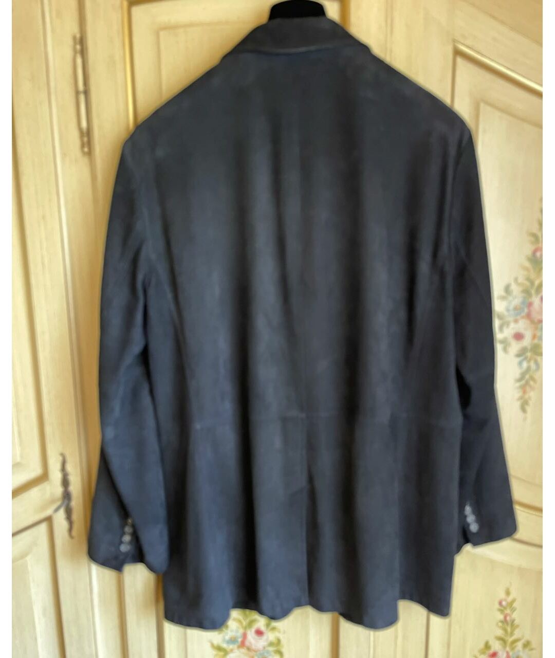 BRIONI Темно-синий замшевый пиджак, фото 2