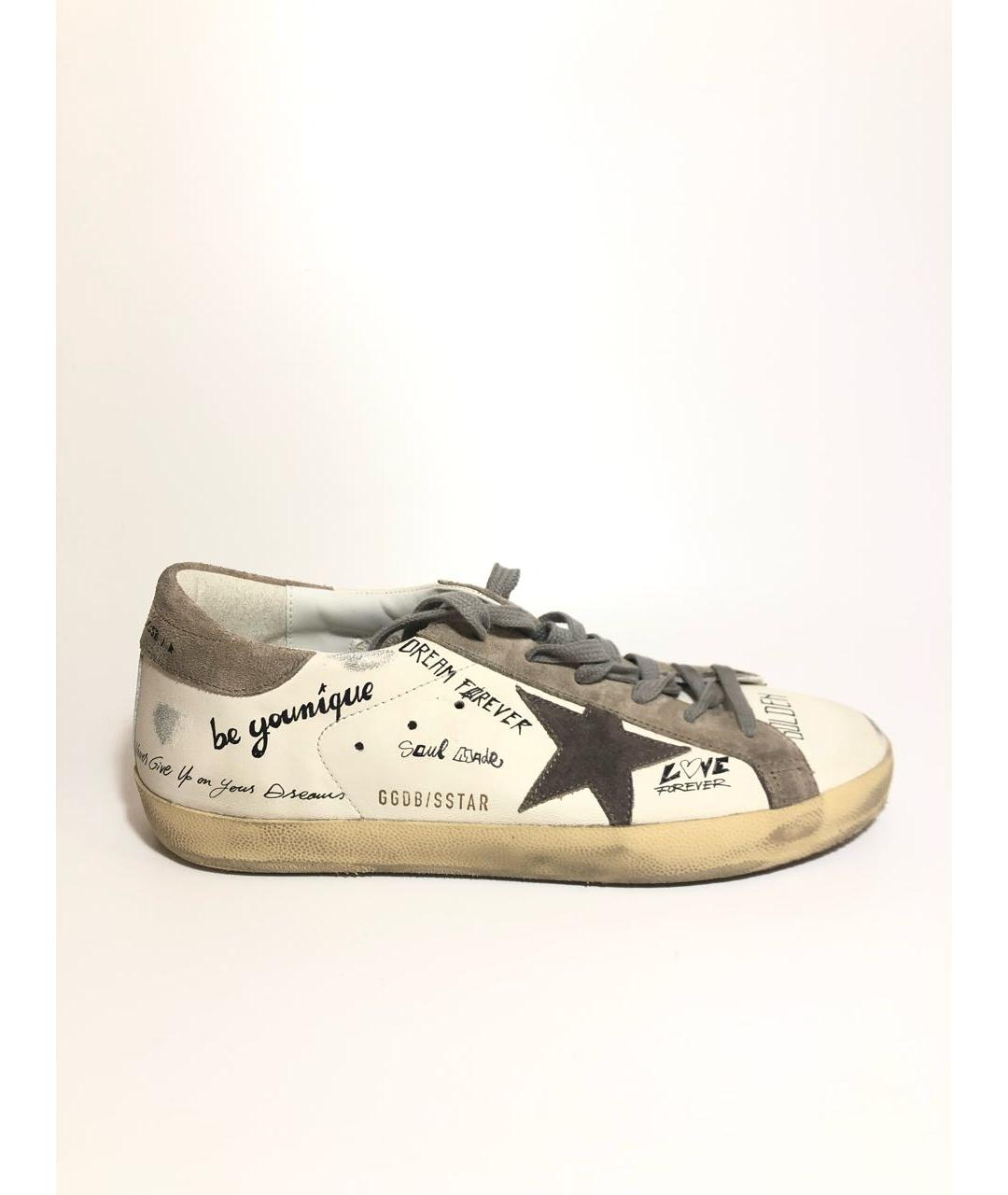 GOLDEN GOOSE DELUXE BRAND Белые кожаные кеды, фото 6