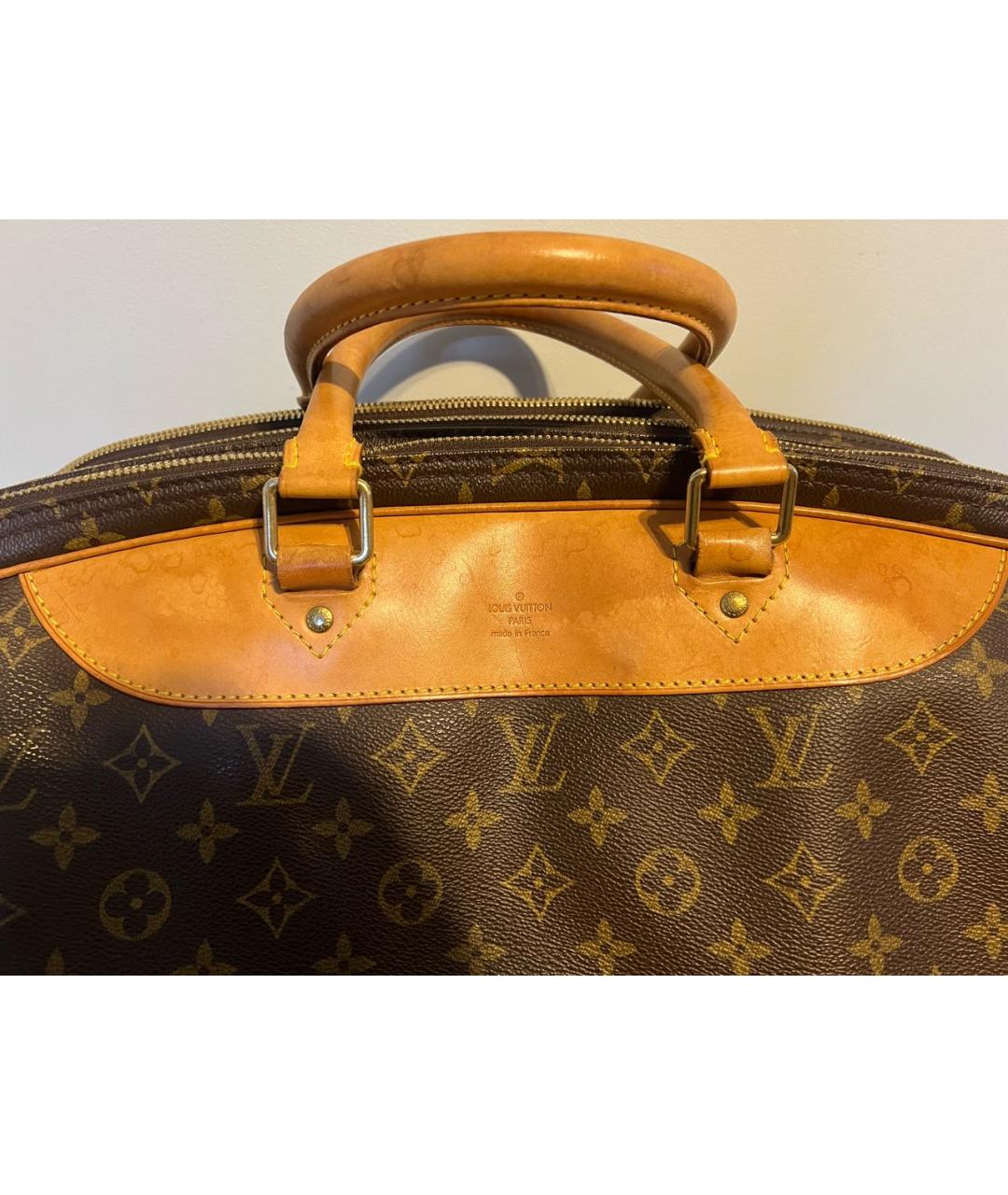 LOUIS VUITTON Коричневая дорожная/спортивная сумка из искусственной кожи, фото 7