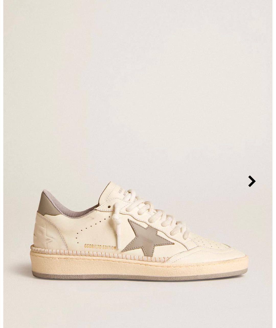 GOLDEN GOOSE DELUXE BRAND Белые кожаные кеды, фото 6