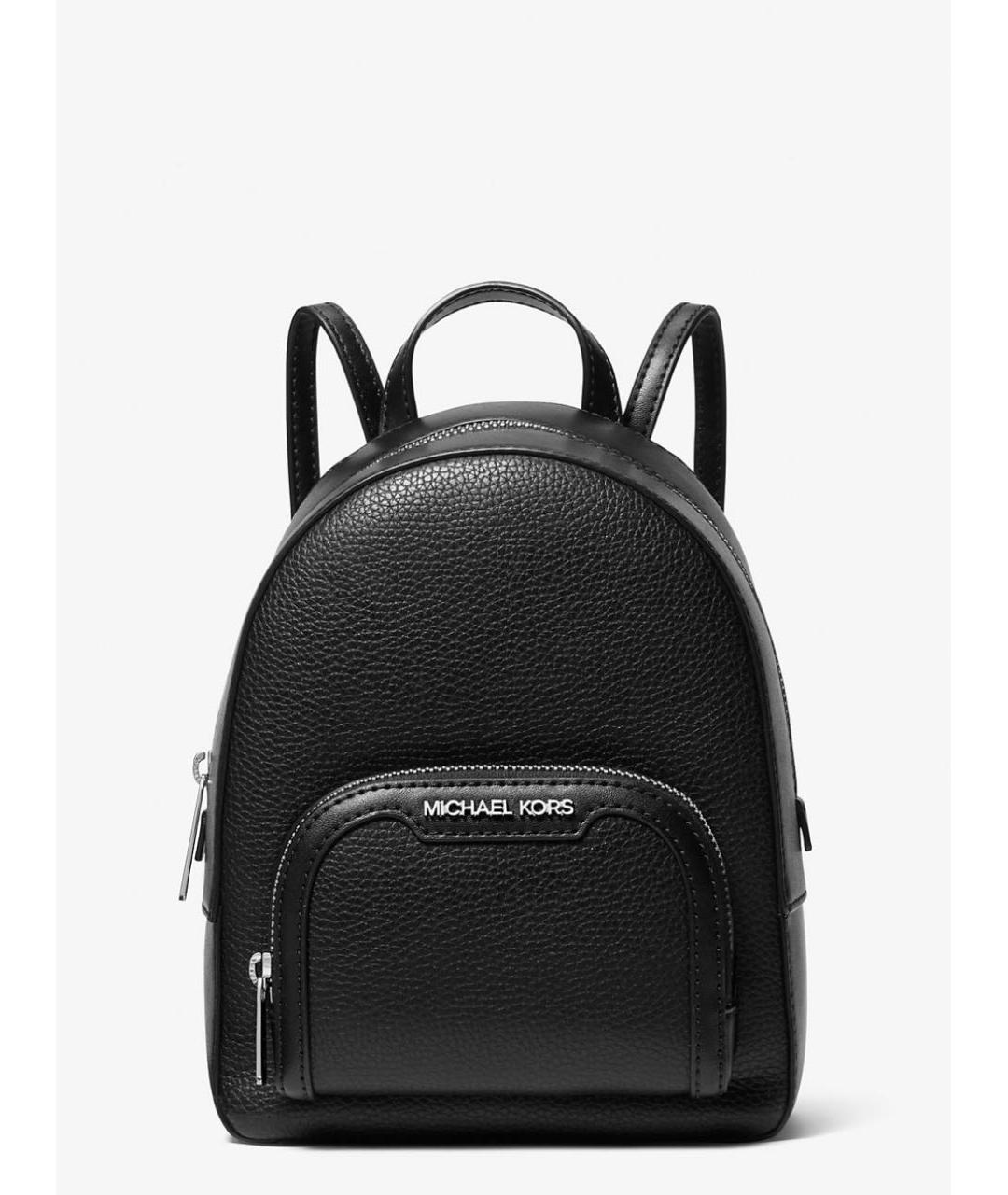 MICHAEL KORS Черный кожаный рюкзак, фото 8