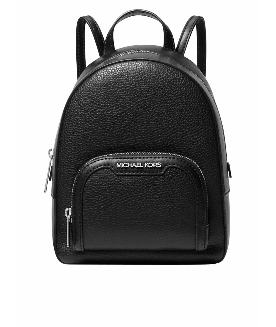 MICHAEL KORS Черный кожаный рюкзак, фото 1