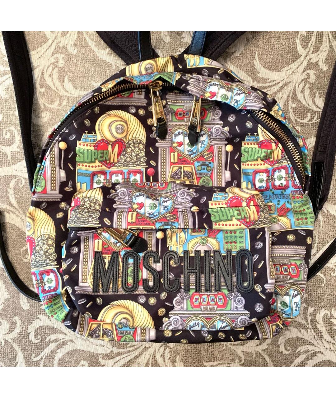 MOSCHINO Мульти синтетический рюкзак, фото 2