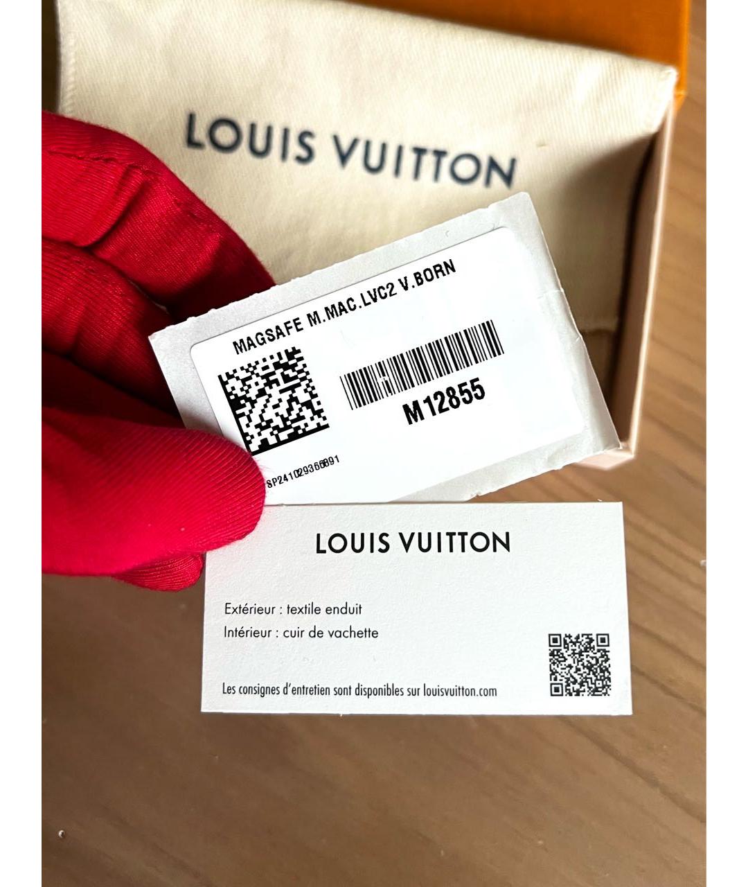 LOUIS VUITTON Коричневый кардхолдер, фото 3