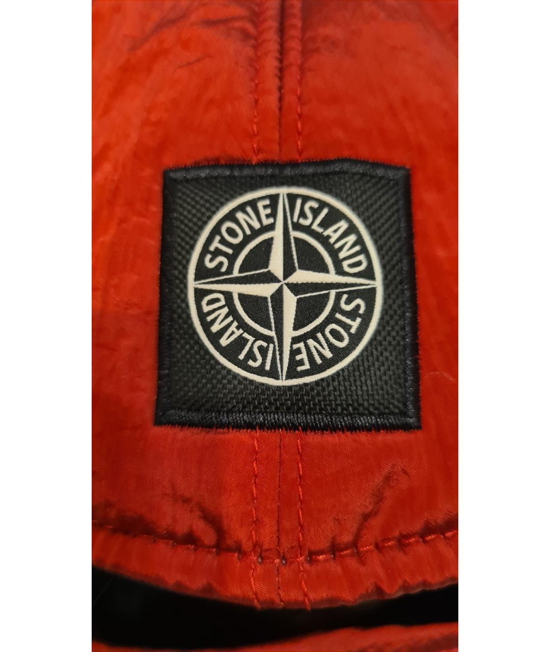 STONE ISLAND Красная шапка, фото 5