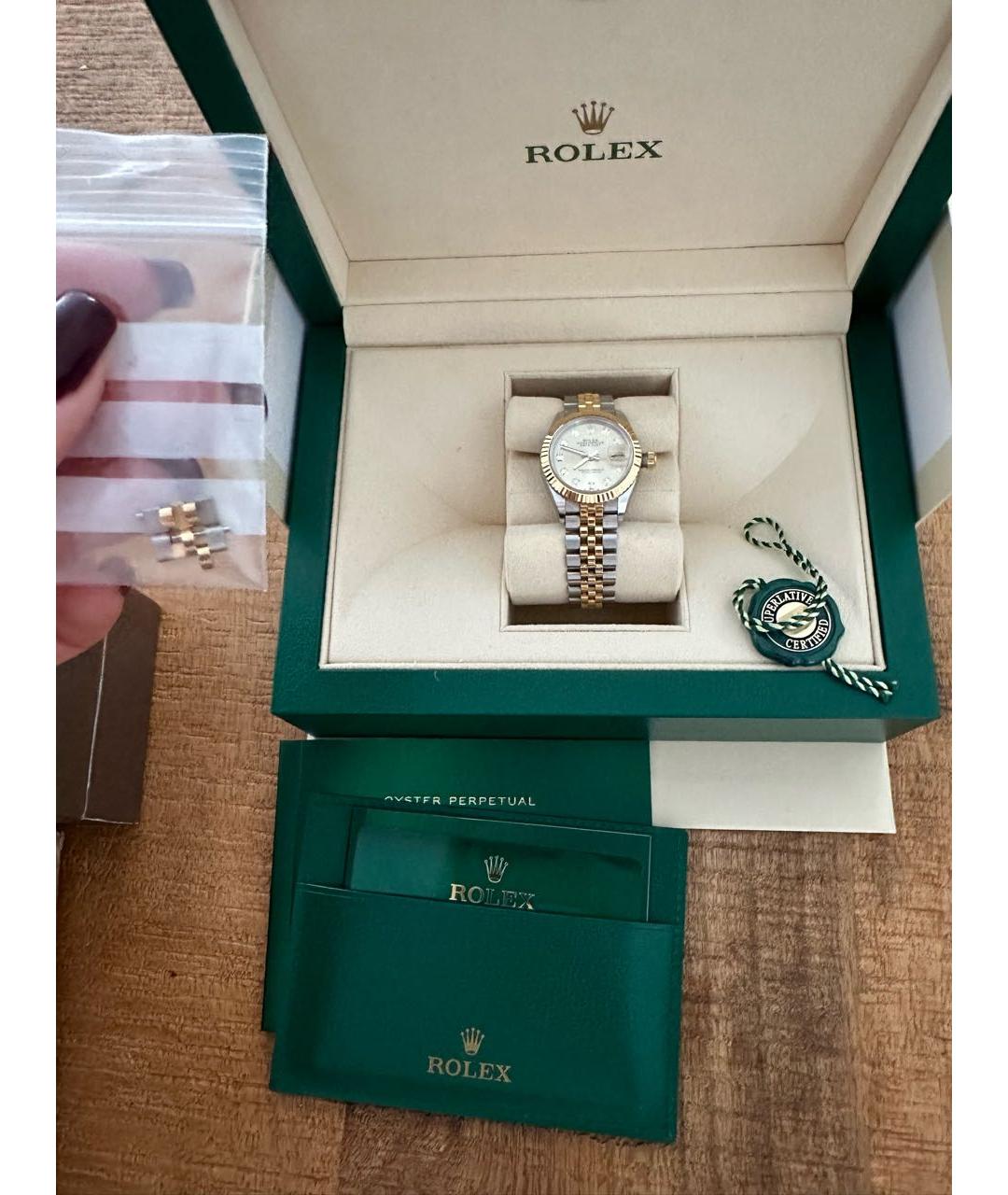 ROLEX Золотые часы из желтого золота, фото 4