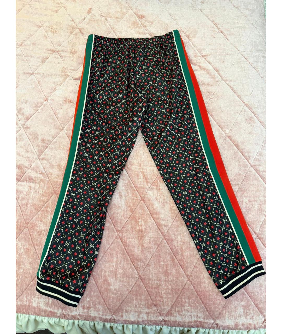 GUCCI Мульти хлопковые спортивные брюки и шорты, фото 4