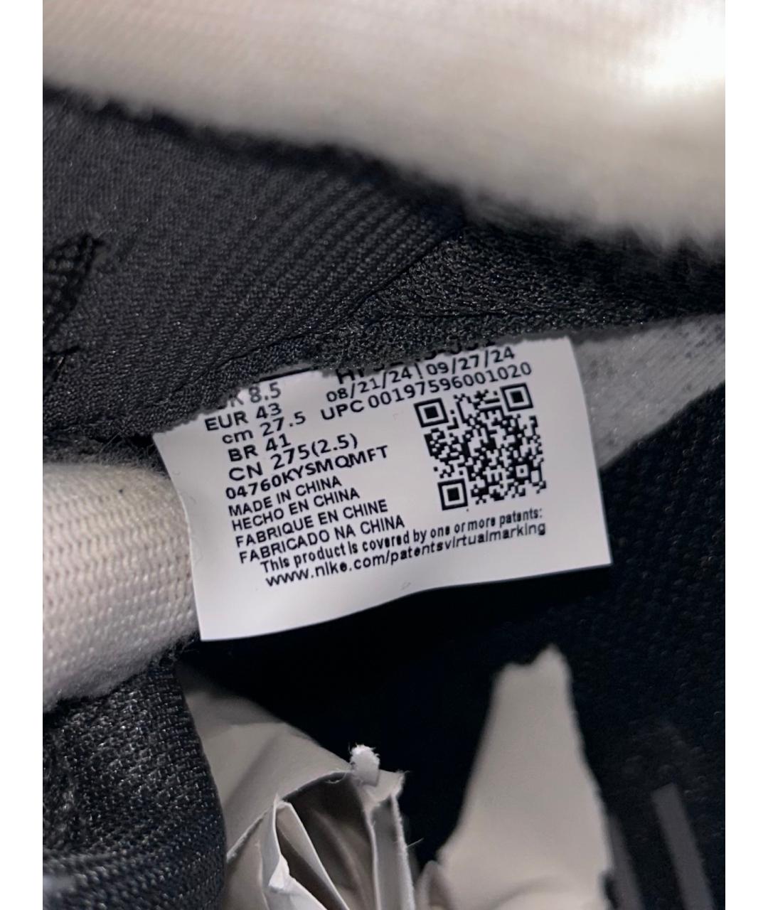 NIKE Черные низкие кроссовки / кеды, фото 7