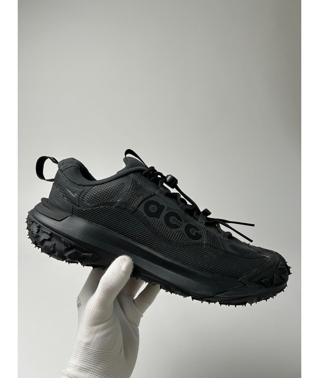 NIKE Черные низкие кроссовки / кеды, фото 2