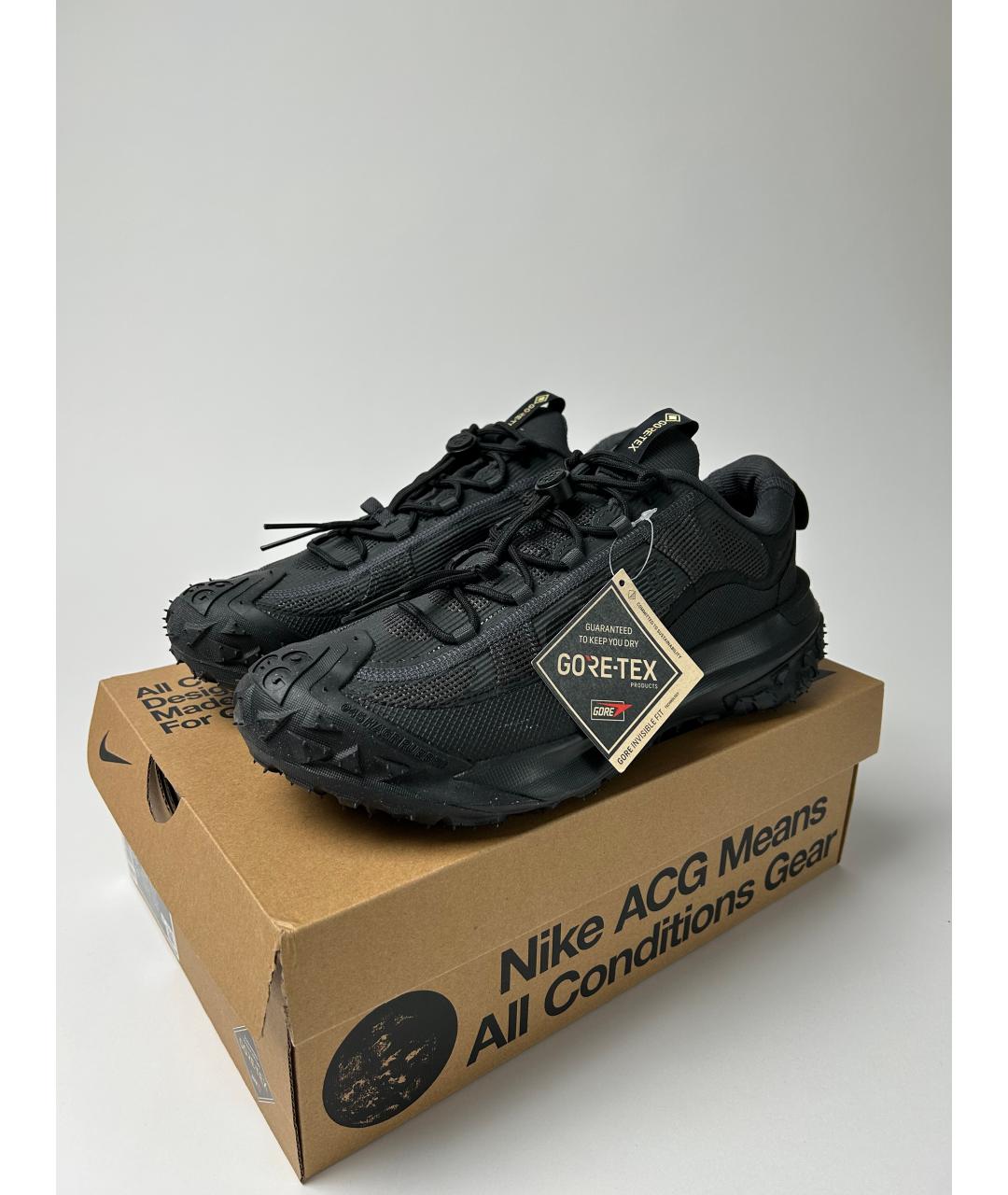 NIKE Черные низкие кроссовки / кеды, фото 3