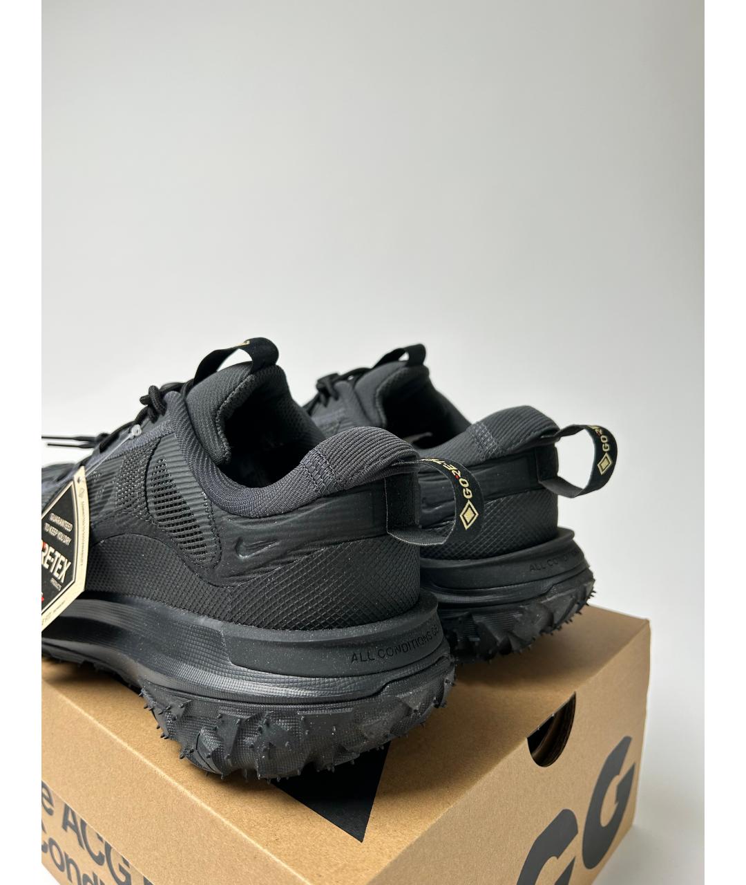 NIKE Черные низкие кроссовки / кеды, фото 5